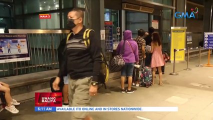 Ilang pasahero, excited nang makauwi matapos ang 2 taong pandemic | UB