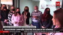 Fue inaugurada una campaña contra la violencia de género en Sinaloa