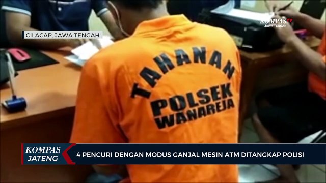 4 Pencuri dengan Modus Ganjal Mesin ATM Ditangkap Polisi