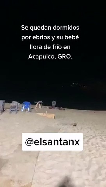 Exhiben a padres que dejaron solo a bebé en playa tras quedarse dormidos; caso indigna