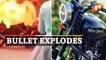 Viral Video: Royal Enfield Bike Explodes After Catching Fire In AP