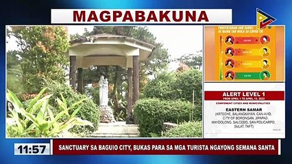 Sanctuary sa Baguio City, bukas para sa mga turista ngayong Semana Santa