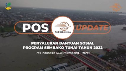 Penyaluran Bantuan Sosial Program Sembako Tunai Tahun 2022 di Palembang
