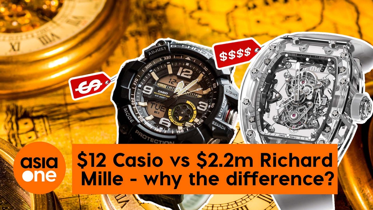 TLDR: $12 Casio vs $2.2m Richard Mille - what makes some watches more valuable than others?