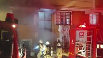 Tuzla'da yangın; 5 kişi hastaneye kaldırıldı