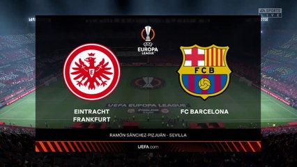 Eintracht Frankfurt vs Barcelona || UEFA Europa League 7th April 2022 || Fifa 22