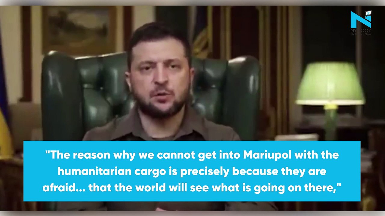 Ukrainian President Volodymyr Zelensky says Russia hiding 'thousands' killed in Mariupol