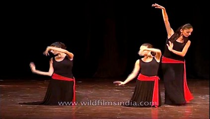 Well coordinated dance performance by Armenian dancers