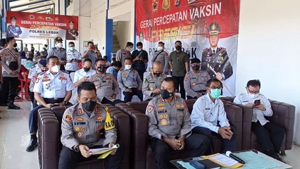 Irwasda Polda Banten Tinjau Vaksinasi Serentak di Terminal Mandala