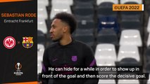 Frankfurt's Rode wary of Aubameyang threat