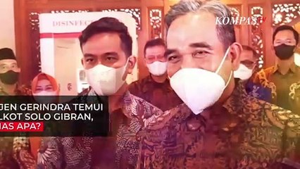 Sekjen Gerindra Temui Walkot Solo GIbran, Bahas Hal Ini
