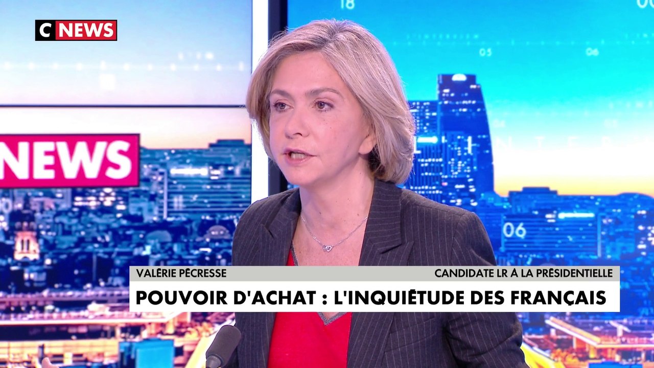 Valérie Pécresse : «Je pense qu'il faut un choc de pouvoir d'achat tous azimuts»