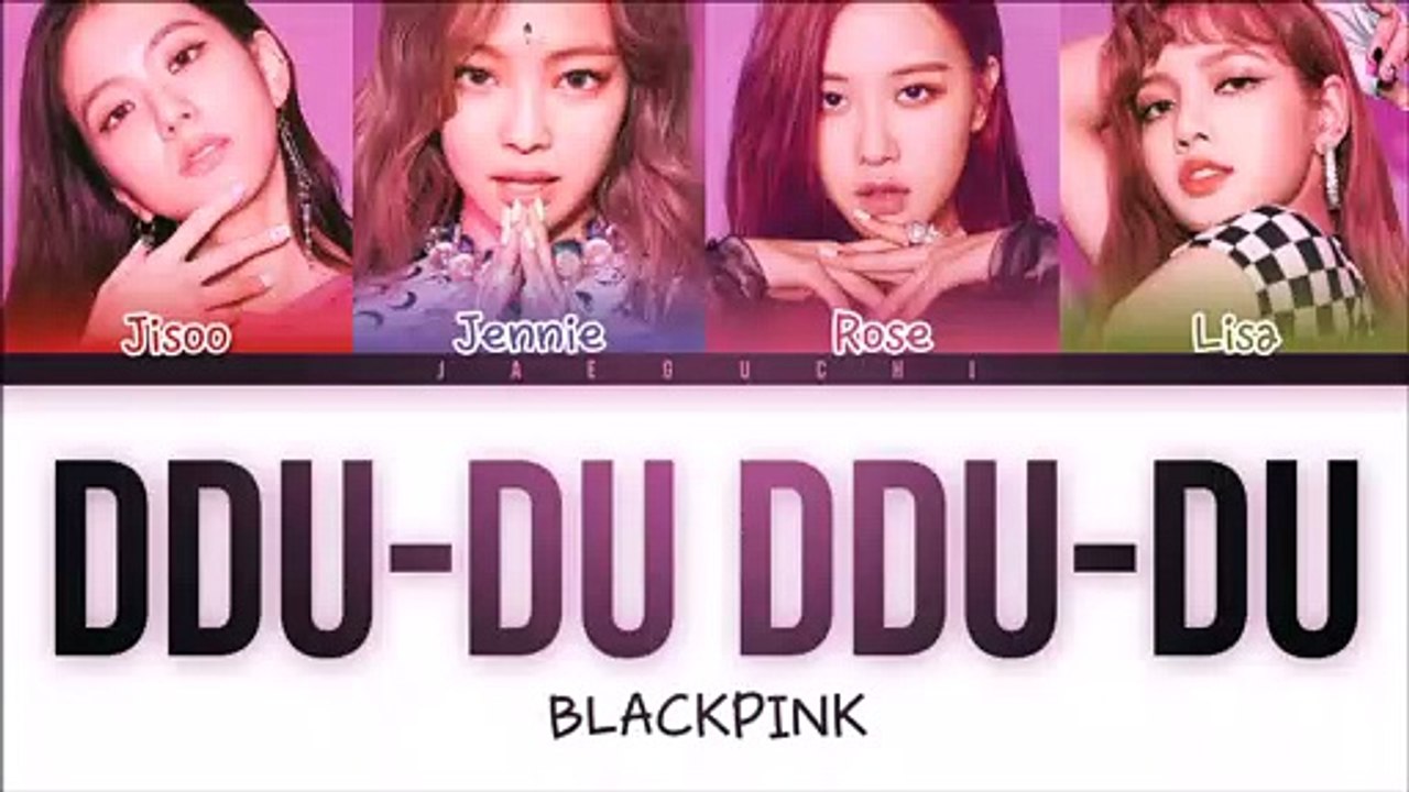 BLACKPINK DDUDU DDUDU Color Coded Lyrics