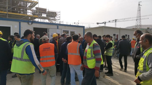 Akkuyu’da işçi eylemi: 3 aydır maaş alamayan işçiler iş bıraktı