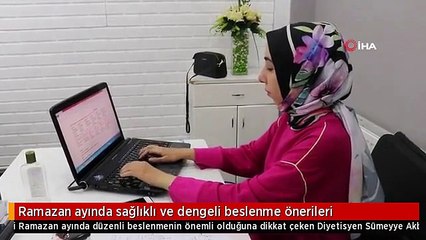 Diyetisyen uyardı: Tek öğün beslenmeye dikkat! Ramazan ayında sağlıklı ve dengeli beslenme önerileri