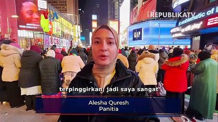 Sorotan terhadap Spontanitas di Balik Tarawih di Times Square