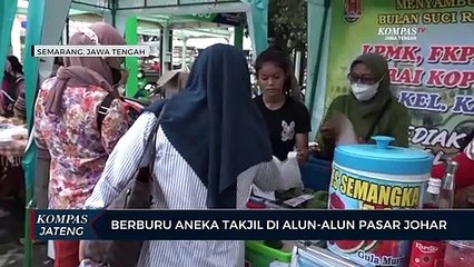 Berburu Aneka Takjil di Alun-Alun Pasar Johar