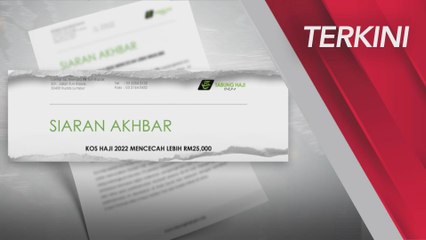 [TERKINI] TH jangka kos haji meningkat lebih RM25,000 bagi setiap Jemaah muassasah