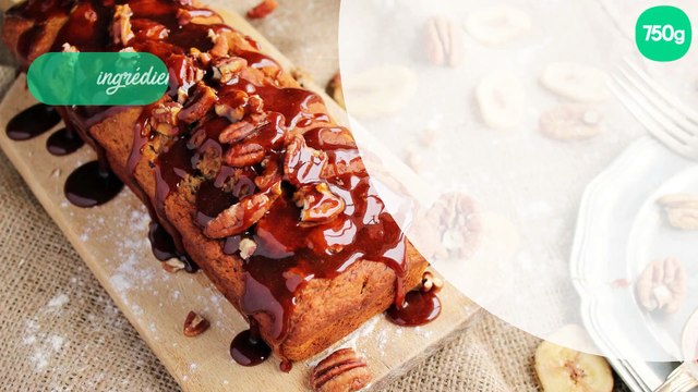 Banana bread aux noix de pécan et au sirop d'érable