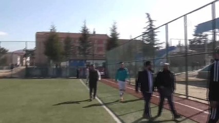 Pazaryeri'nde amatör futbol maçında kadına yönelik şiddete dikkat çekildi