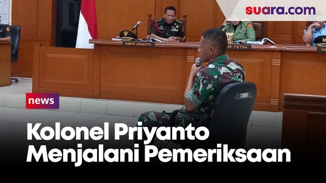 Kolonel Priyanto Menjalani Pemeriksaan Sebagai Terdakwa Dalam Kasus Pembunuhan Dua Remaja di Nagrek