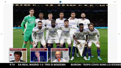Notte Champions: sorprese e spettacolo ▷ Sabatini: "Benzema da sballo"
