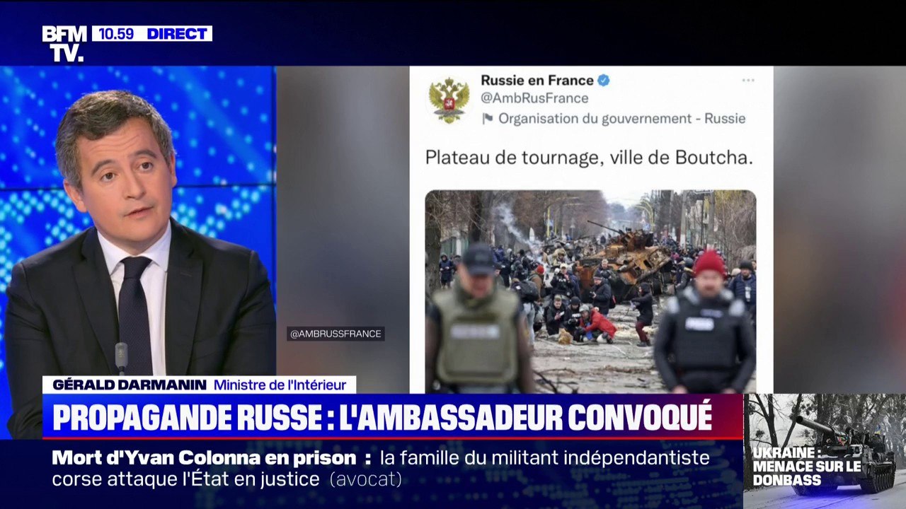 Massacre de Boutcha: Gérald Darmanin affirme que des gendarmes et des magistrats français seront envoyés ce jeudi sur place