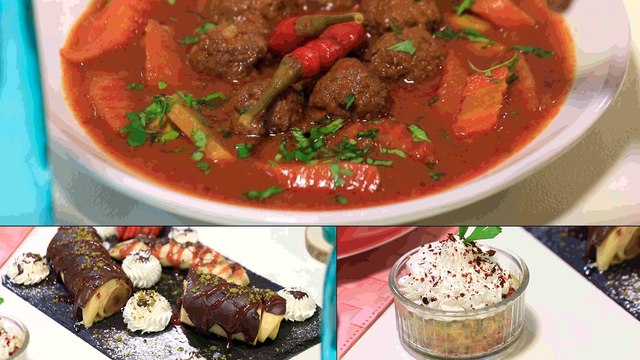 Ragoût aux variantes et aux boulettes, Tajine, Crêpe - Koujinetna Haka EP 05