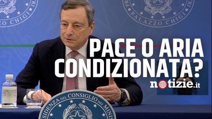 Russia, Draghi sul blocco dell'importazione del gas: "Preferite la pace o il condizionatore acceso?"