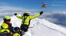 Udine - Soccorso su neve ad alta quota: addestramento Vigili del Fuoco (07.04.22)