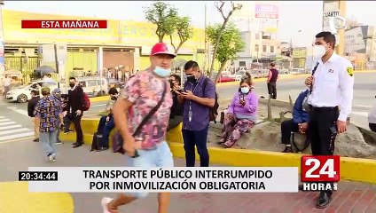 Miles de personas sufrieron para poder trasladarse durante el toque de queda