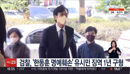 검찰, '한동훈 명예훼손' 유시민 징역 1년 구형