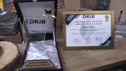 Ukraynalı Elmira Yıldız'a "en fazla ihracat yapan kadın girişimci" ödülü