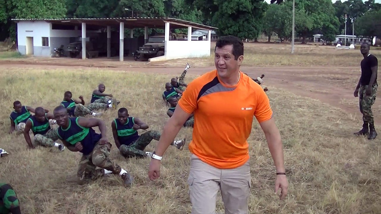 Tior combat corps à corps , Private military Training in Ivory Coast by Corpguard