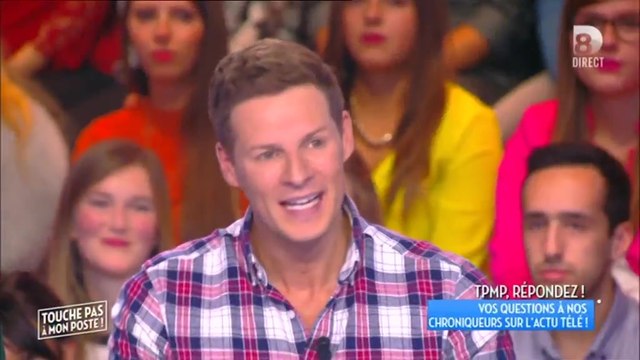 Matthieu Delormeau annonce -le meilleur fleuriste- sur TF1 dans touche pas à mon poste