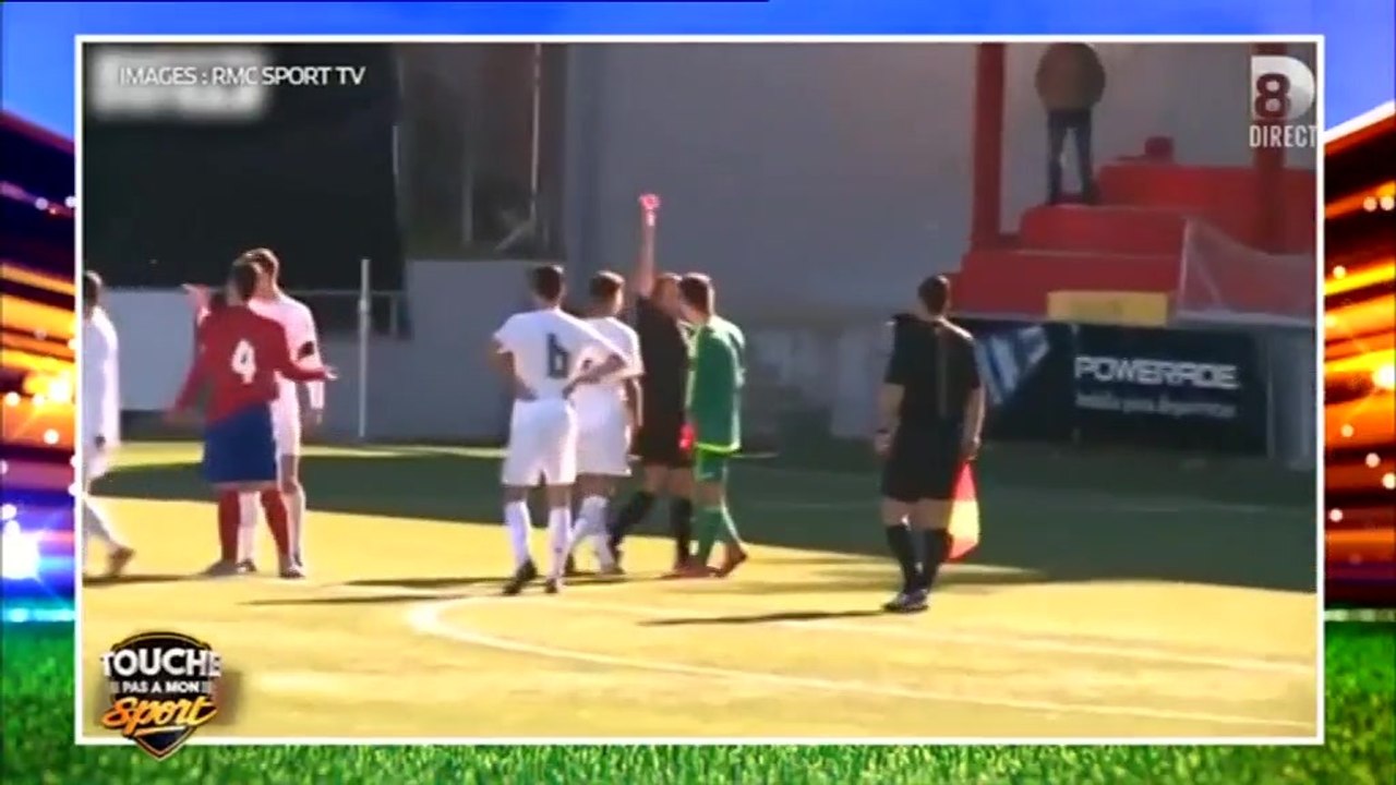Luca Zidane se fait expulser après avoir mis un coup de boule... comme son père