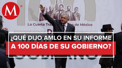 AMLO da mensaje en Palacio Nacional por 100 días del cuarto año de gobierno