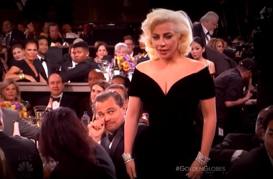 Golden Globes : Leonardo DiCaprio effrayé par Lady Gaga, Jennifer Lawrence remet un journaliste à sa place