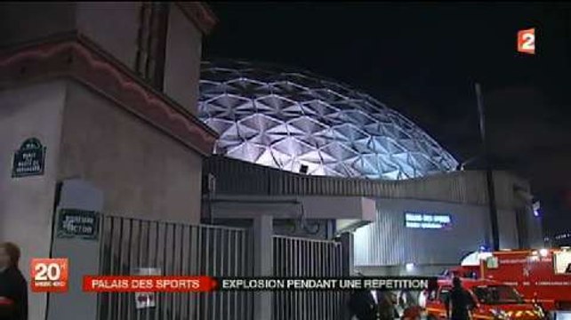 Grave explosion lors des répétitions du spectacle 1789, les amants de la Bastille France 2