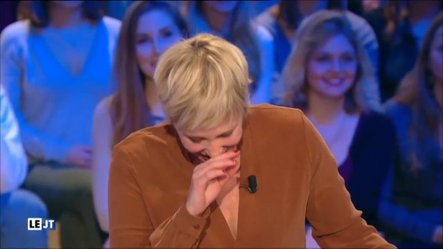 Le Grand Journal : Maïtena Biraben prise d'un fou rire pendant le JT