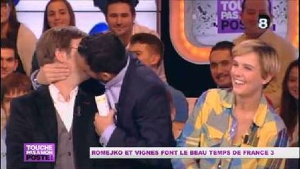 Cyril Hanouna embrasse Laurent Romejko !
