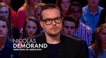 Nicolas Demorand ému suite aux coup de feu à  Libération