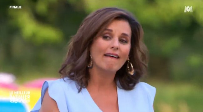 Faustine Bollaert bouleversée lors de la finale du Meilleur Patissier.. Zapping de la télé-réalité