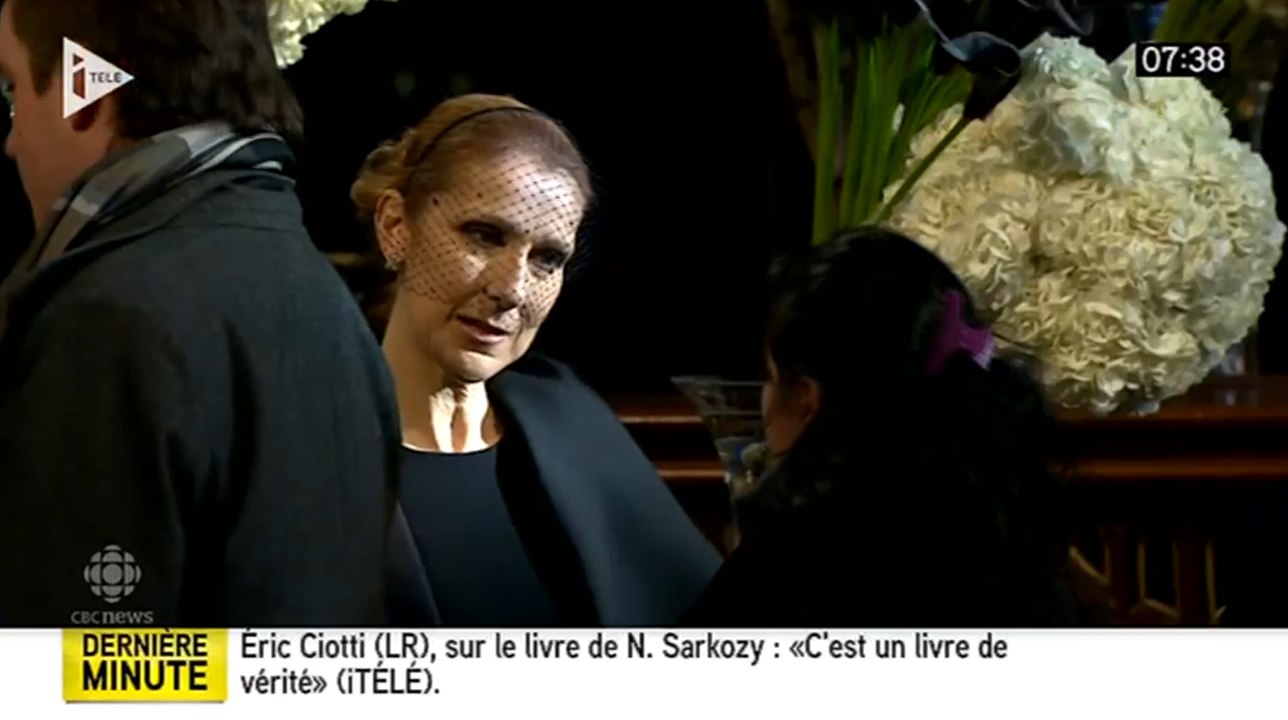 Céline Dion très émue aux obsèques de son mari René Angélil
