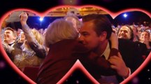 Cérémonie des BAFTA 2016 : Leonardo DiCaprio embrasse Maggie Smith pour la Saint Valentin