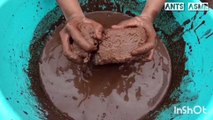 Crunchy Gritty Red Dirt Sand Cement Water Crumbles Cr: Ants ASMR