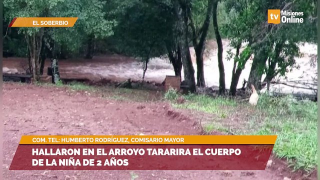 Hallaron en el Arroyo Tararira el cuerpo de la niña de 2 años