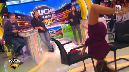 Touche pas à mon sport : La chute de Clio Pajczer en direct