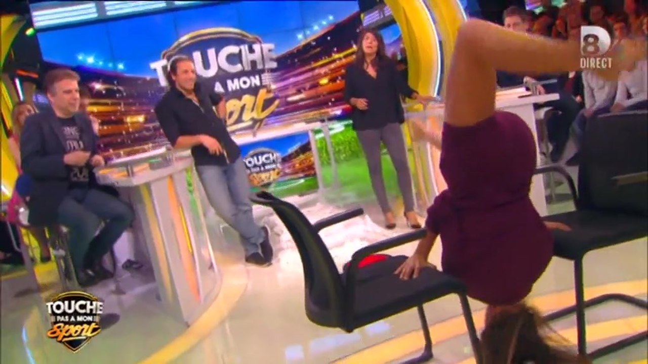 Touche pas à mon sport : La chute de Clio Pajczer en direct