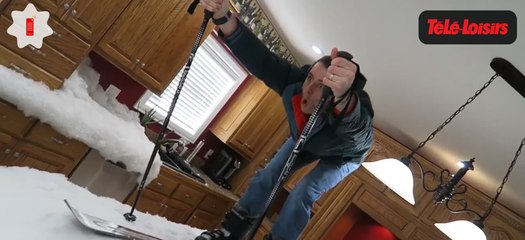 Il remplit sa maison de neige ! Le Zapping du Web